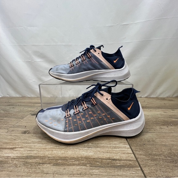 Nike‎ Womens EXP X14 AO3170-401 Blue Orange Running Shoes Sneakers Sz 9 M - Picture 3 of 9